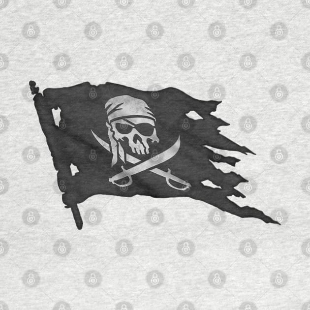 Pirate Flag Jolly Roger by BoneheadGraphix